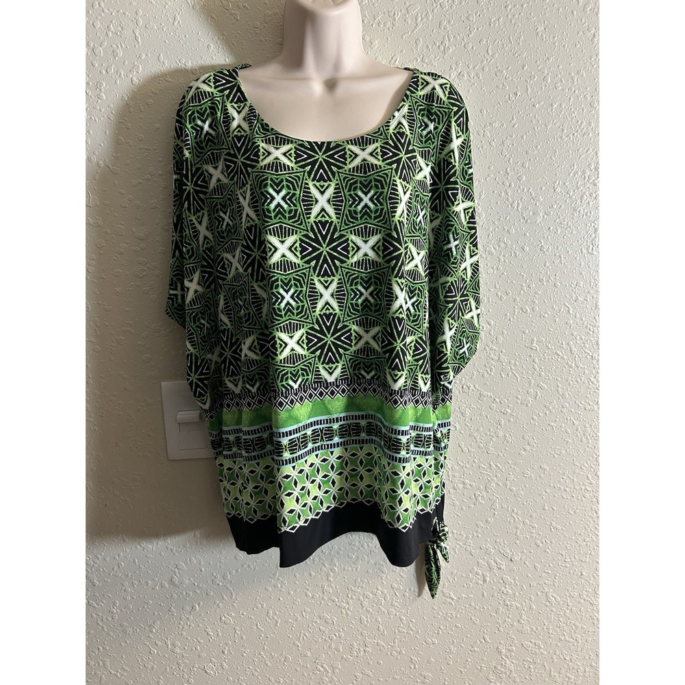 New XL New Directions Bottom Side Tie Multi Top #329*12